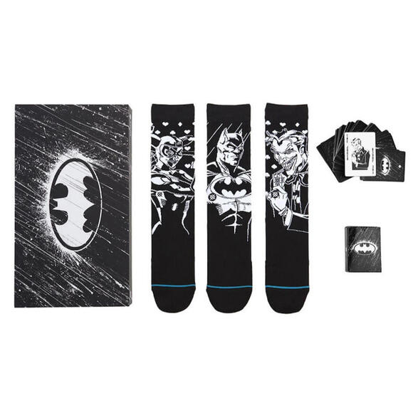 STANCE x DC Batman Crew Socks Set sz Medium (6-8.5) 3 Pairs Joker Harley Quinn - Picture 1 of 4